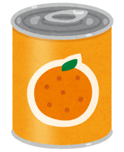 砂糖が多量に含まれている缶詰フルーツ