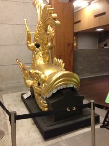 名古屋城の金のシャチホコ