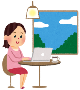 フリーランスや個人事業主として収入をえて、会社組織からの脱却をする様子