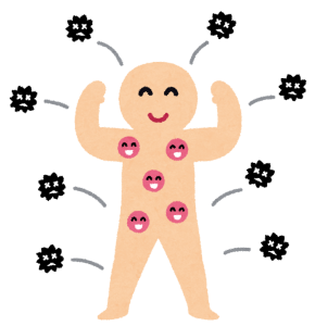 免疫力が高い人の様子